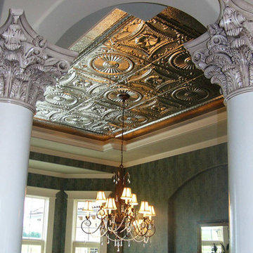 Dining Rooms with Tin Ceilings
