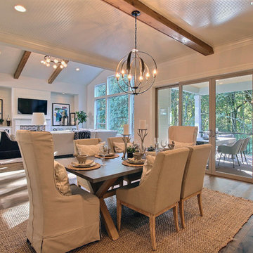 Dining Space with Great Room & Outdoor Extension - The Overbrook