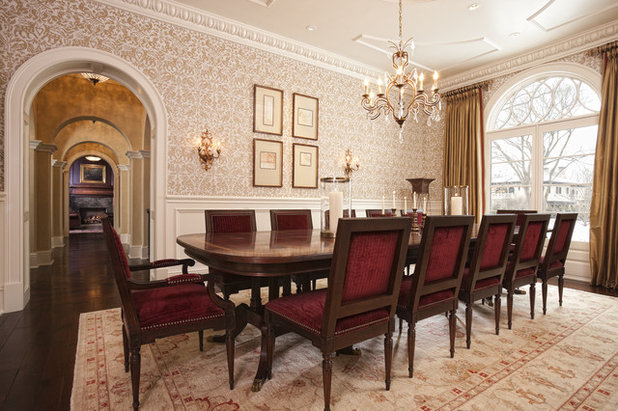 Traditional Dining Room by Stonewood, LLC