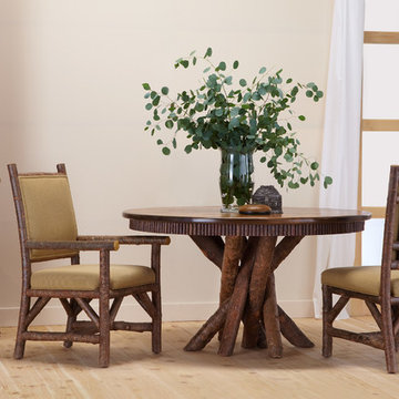 Dining Table #3091, Side Chair #1288, Arm Chair #1290, Hutch by La Lune