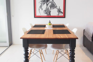 Inspiration for an eclectic dining room remodel in Brisbane