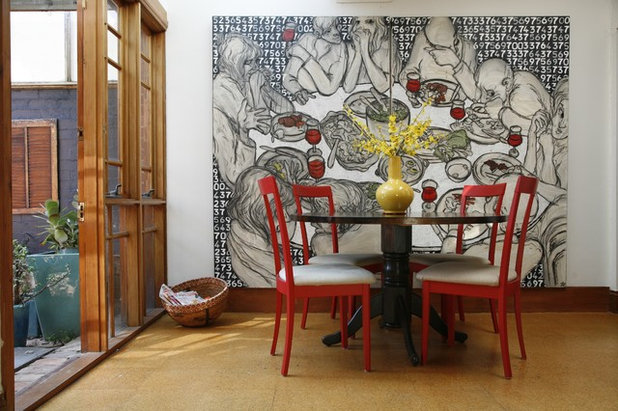 Contemporary Dining Room by Camilla Molders Design