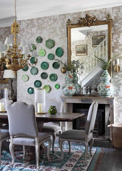 Shabby-chic Style Dining Room by VSP Interiors