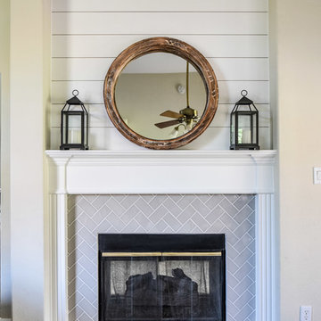 Double-Sided Fireplace