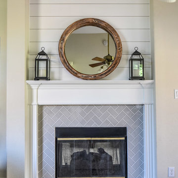 Double-Sided Fireplace