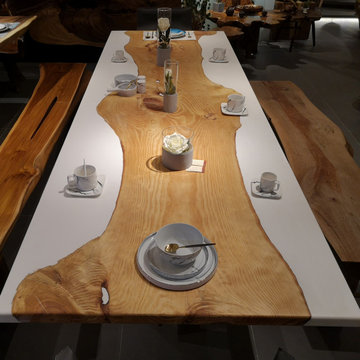 dowbohr 270 modern epoxy river table