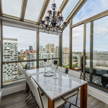 Downtown Condo: Dining Room w/ Adjacent Patio