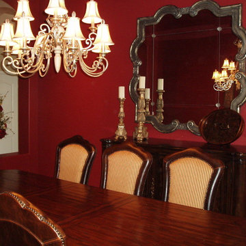 Dramatic Dining Room