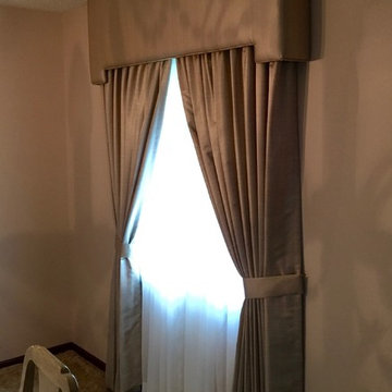 Draperies with Cornice Boards