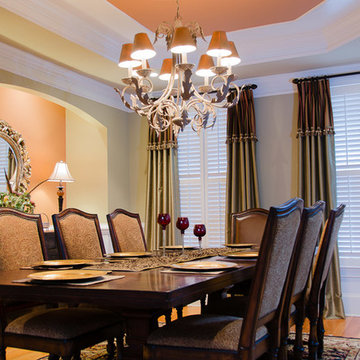 Drapes, Dining Room, Providence at Atlanta National, Milton GA