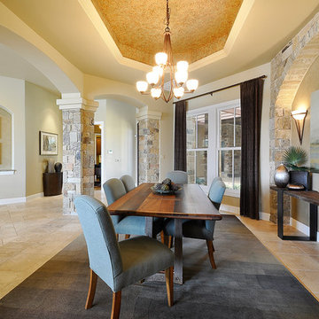 Earthy and Elegant Dining Room