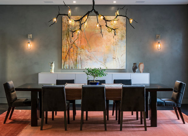 Contemporary Dining Room by Kaufman Segal Design