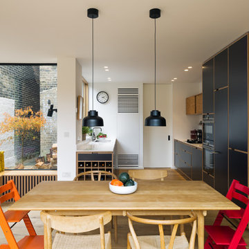 East London Bespoke Plywood Kitchen