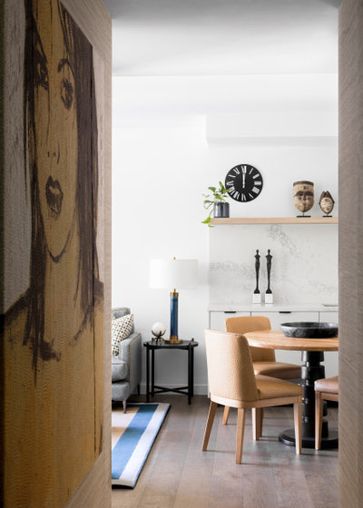 Contemporary Dining Room by Peter Schaad Design Studio