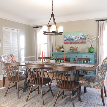 Eclectic Dining Room - Oak Park, IL