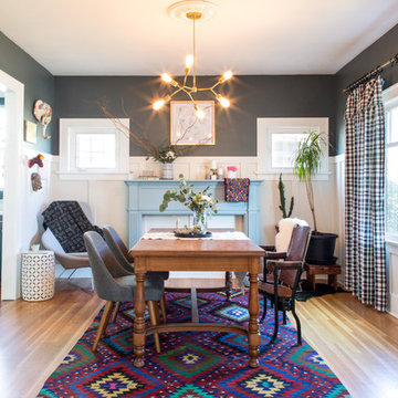 Eclectic Dining Room Redesign in Portland, OR