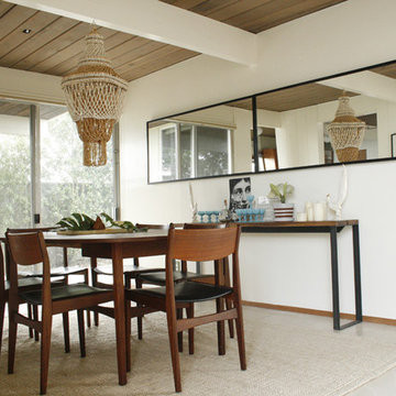Eclectic Eichler Dining Room