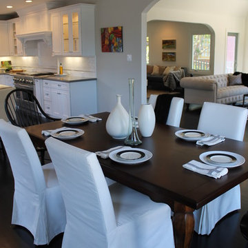 Eclectic Modern Dining Room in Silverlake, CA