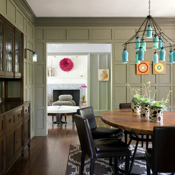Eclectic Modern Tudor Dining Room