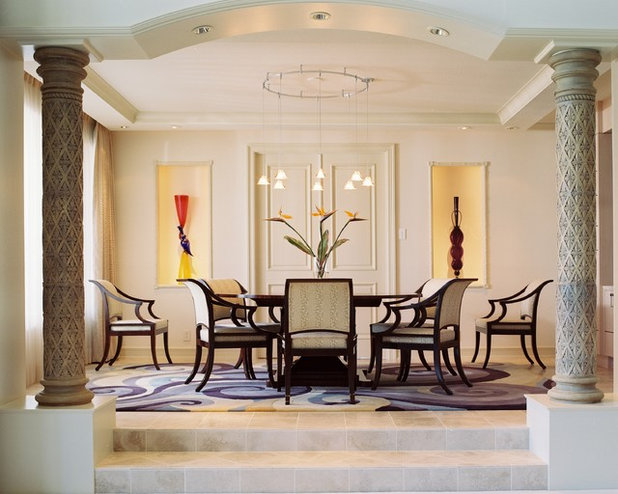 Eclectic Dining Room by Ernesto Garcia Interior Design, LLC
