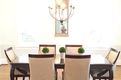 Inspiration for a transitional dining room remodel in Jacksonville