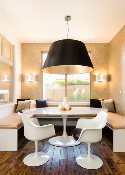 Contemporary Dining Room by Molly Erin Designs Inc