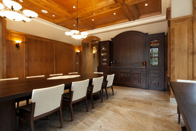 Example of a classic dining room design in Vancouver