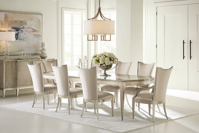 Inspiration for a timeless dining room remodel in Charlotte