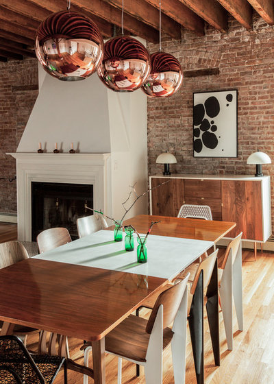 Eclectic Dining Room by The New Design Project