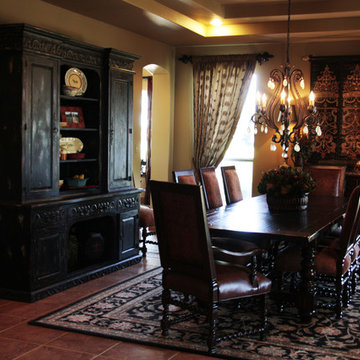 Elegant old world dining room