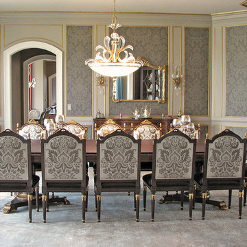 Elegant Traditional Dining Room Remodel