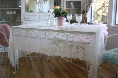 EMBROIDERED SHEER FABRIC - Creations - Beautiful TableCloth