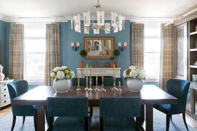 Inspiration for a classic dining room in New York.
