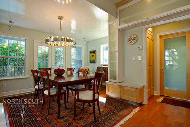 Inspiration for a transitional dining room remodel