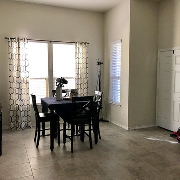 Entry and dining room