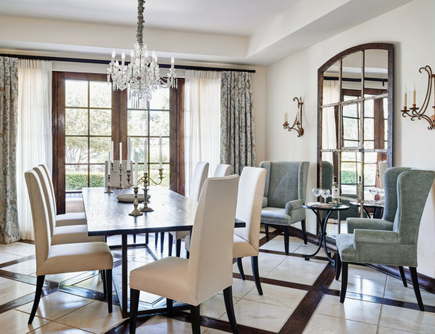 Mediterranean Dining Room by The Refined Group