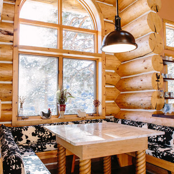 Evergreen Log Home Kitchen Renovation