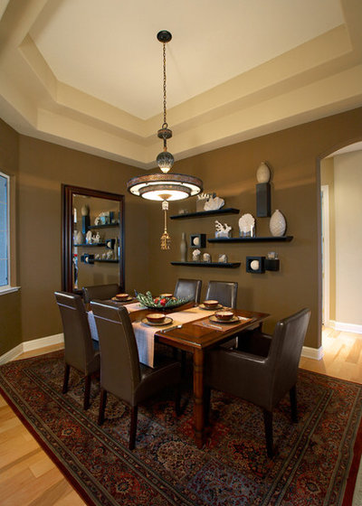 Asian Dining Room by Kerrie Kelly Design Lab