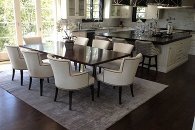 Exquisite Bel-Air Informal dining room and kitchen