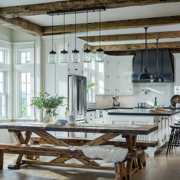 Farmhouse Kitchen and Dining Room