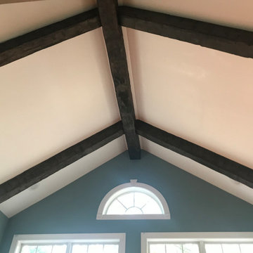 Faux Beams Dining Room