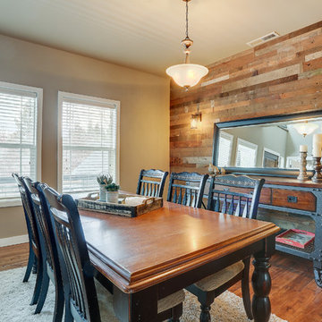 Feature Barn Wood Wall Dining Room