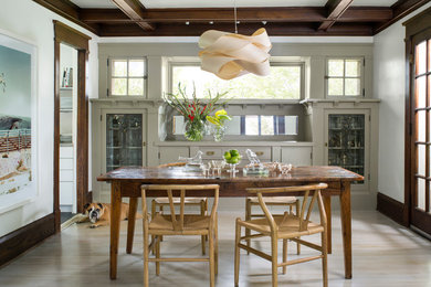 Inspiration for a transitional dining room remodel in Minneapolis