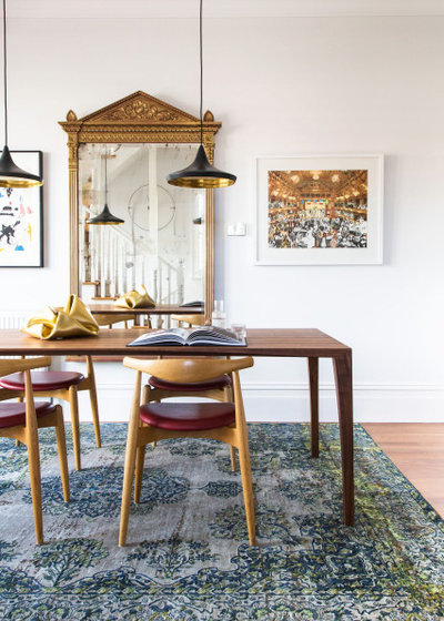 Eclectic Dining Room by The Den Interiors