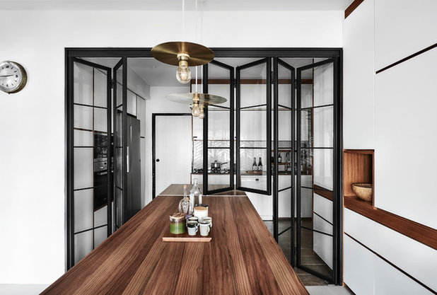 Scandinavian Dining Room by Icon Interior Design Pte Ltd