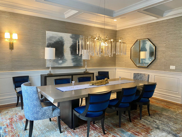 Enclosed - Transitional Dining Room