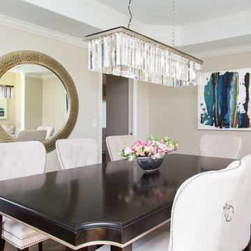 Formal and Glamorous Dining Room