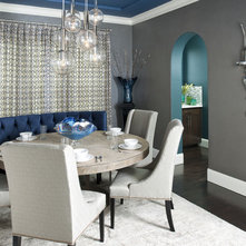 Contemporary Dining Room by Rhonda Vandiver-White