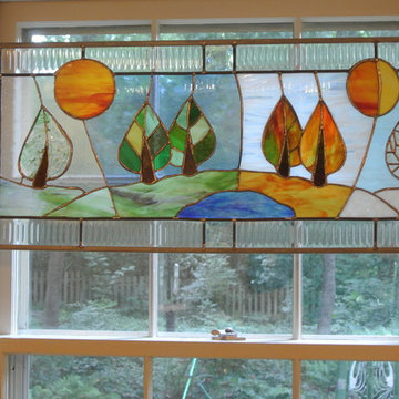 Four Seasons panel close up
