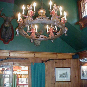 Fox chandelier